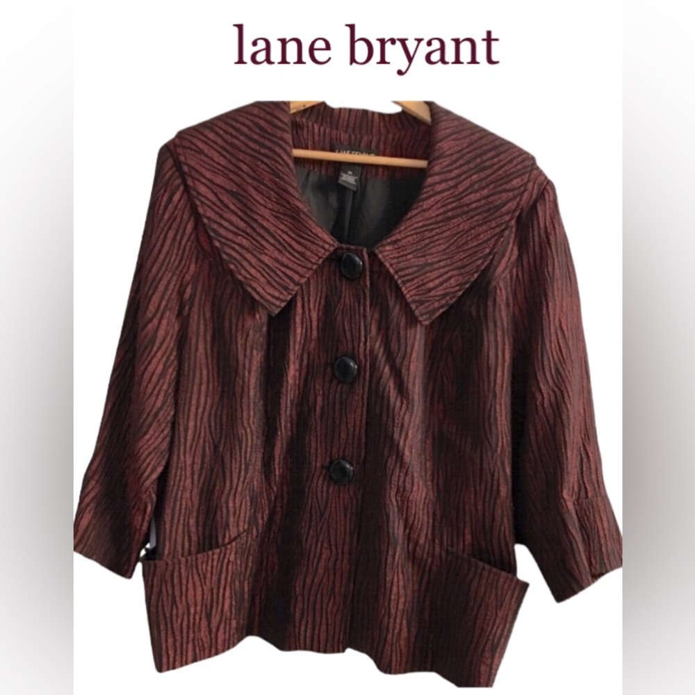 Lane Bryant Jacket with Statement Collar, 28W
